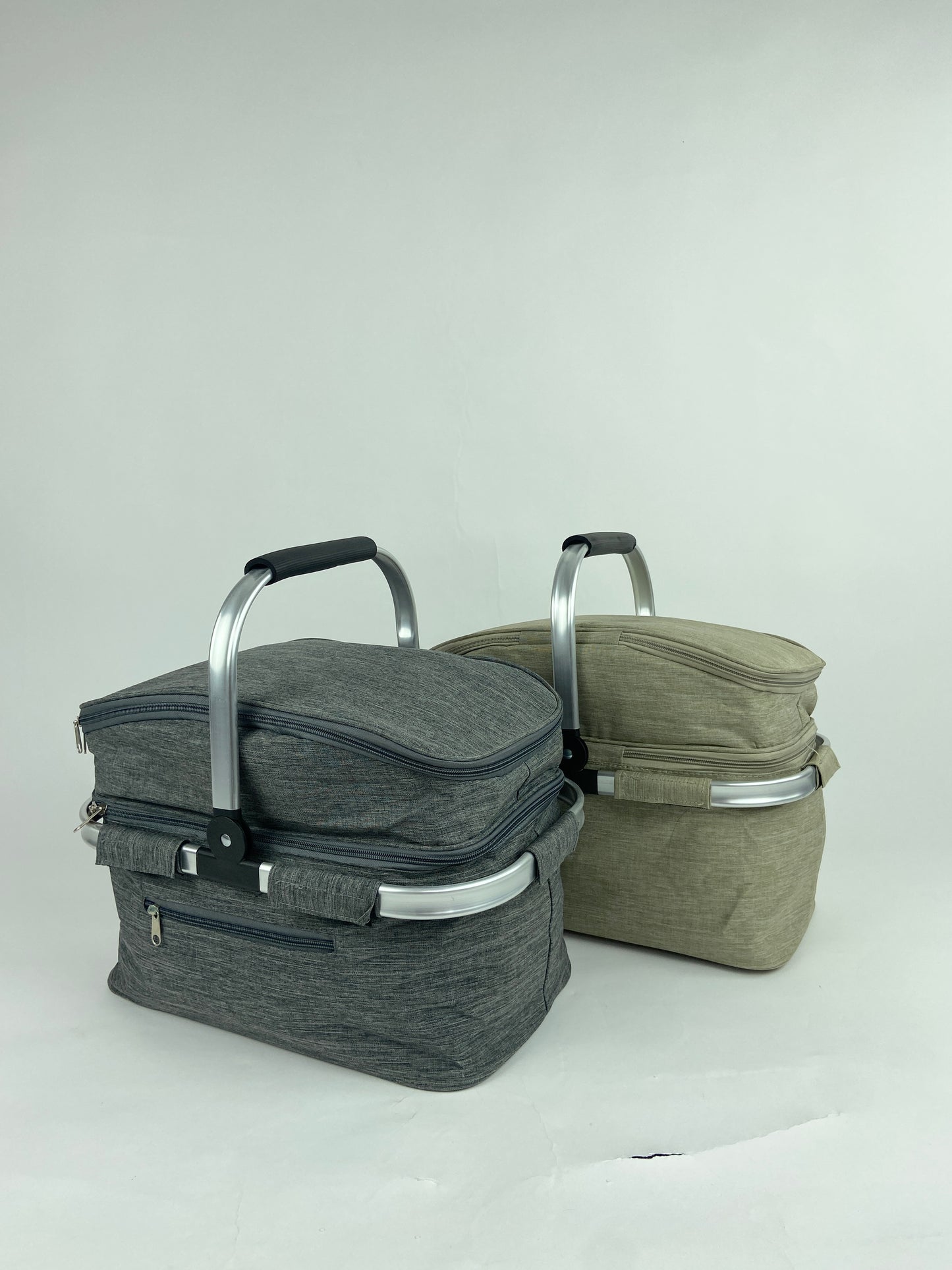 BA100-Foldable Portable Insulated Food Container-Double Layer