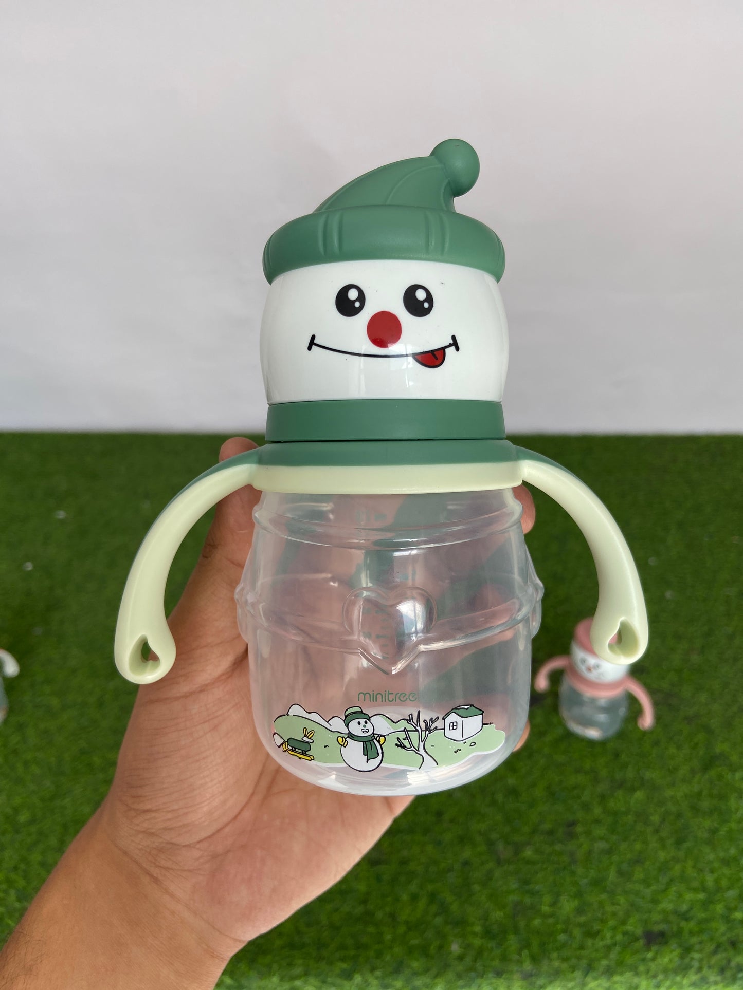 FE197-Snowman feeding bottle 210ML
