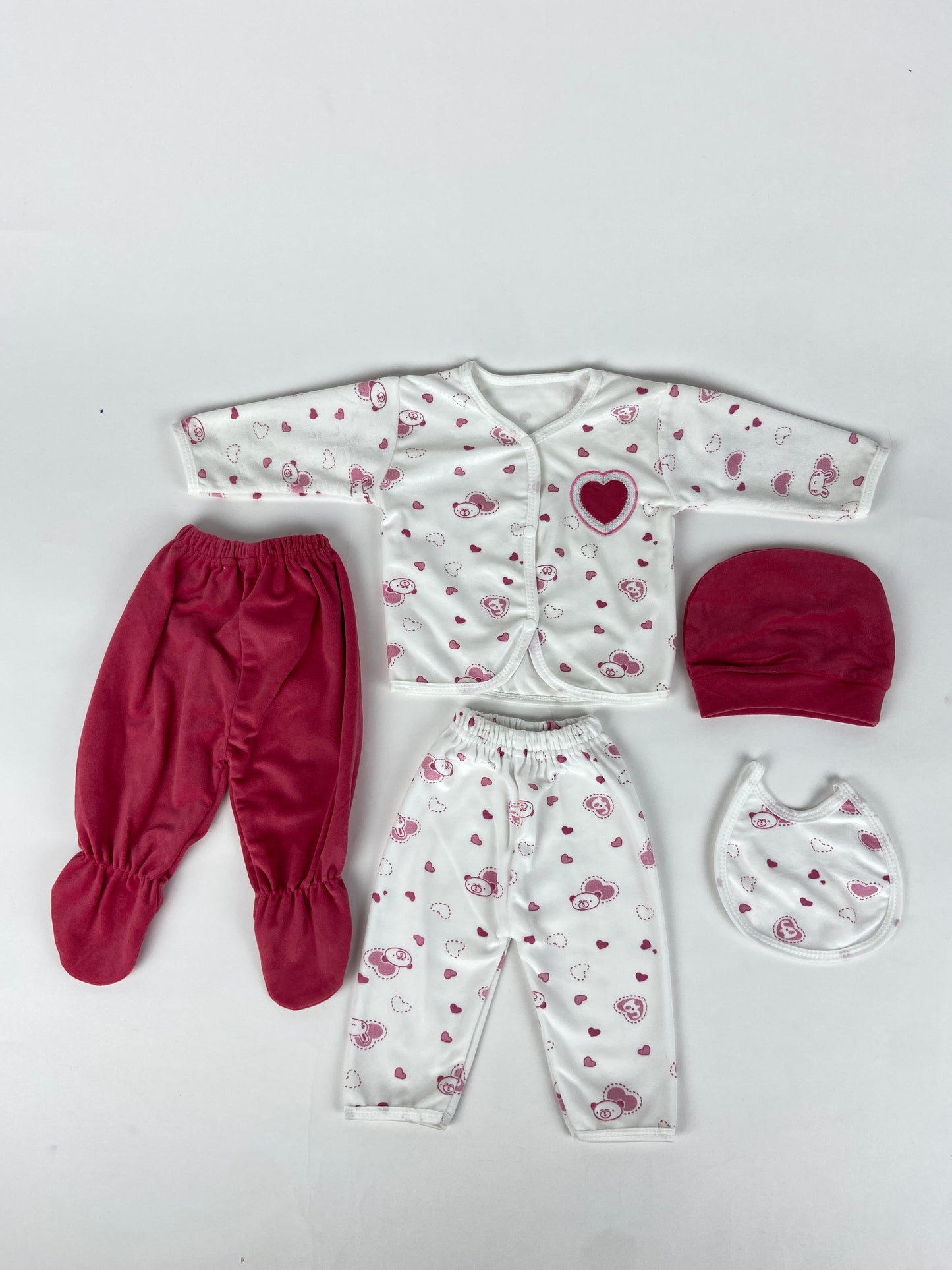 N1038-5 Pieces Winter Starter Set (0-3M)