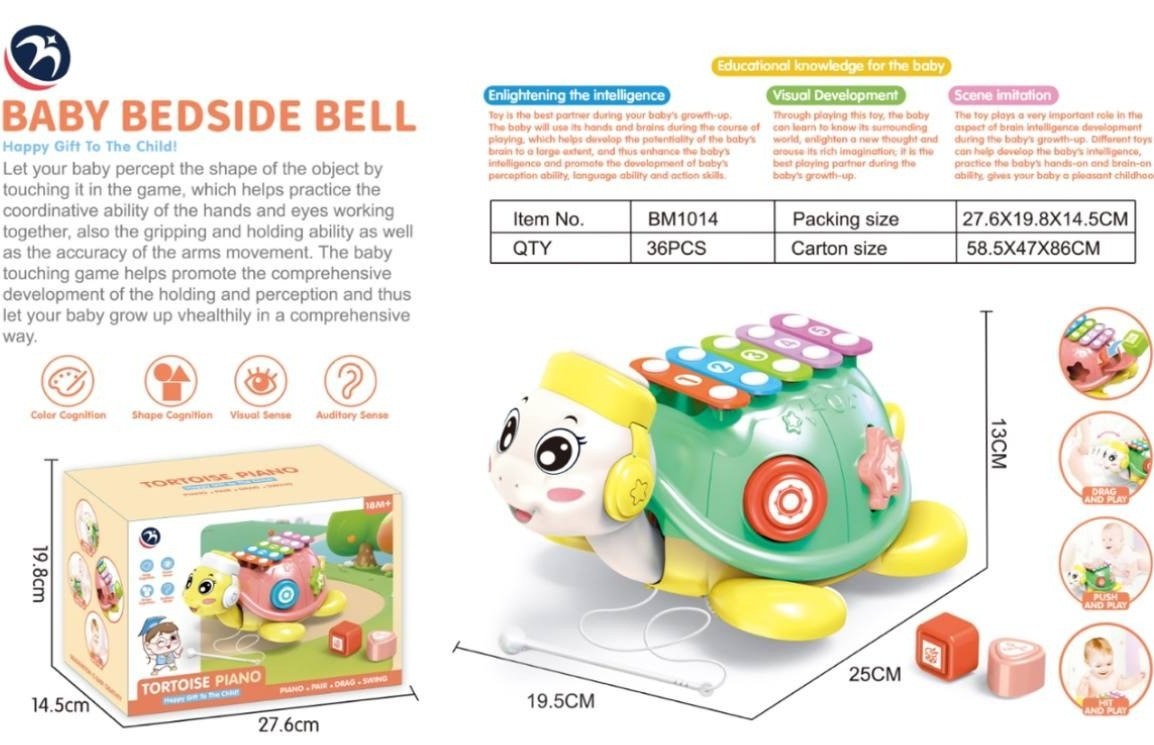 Baby Kids Xylophone Toy Turtle Game-BM1014