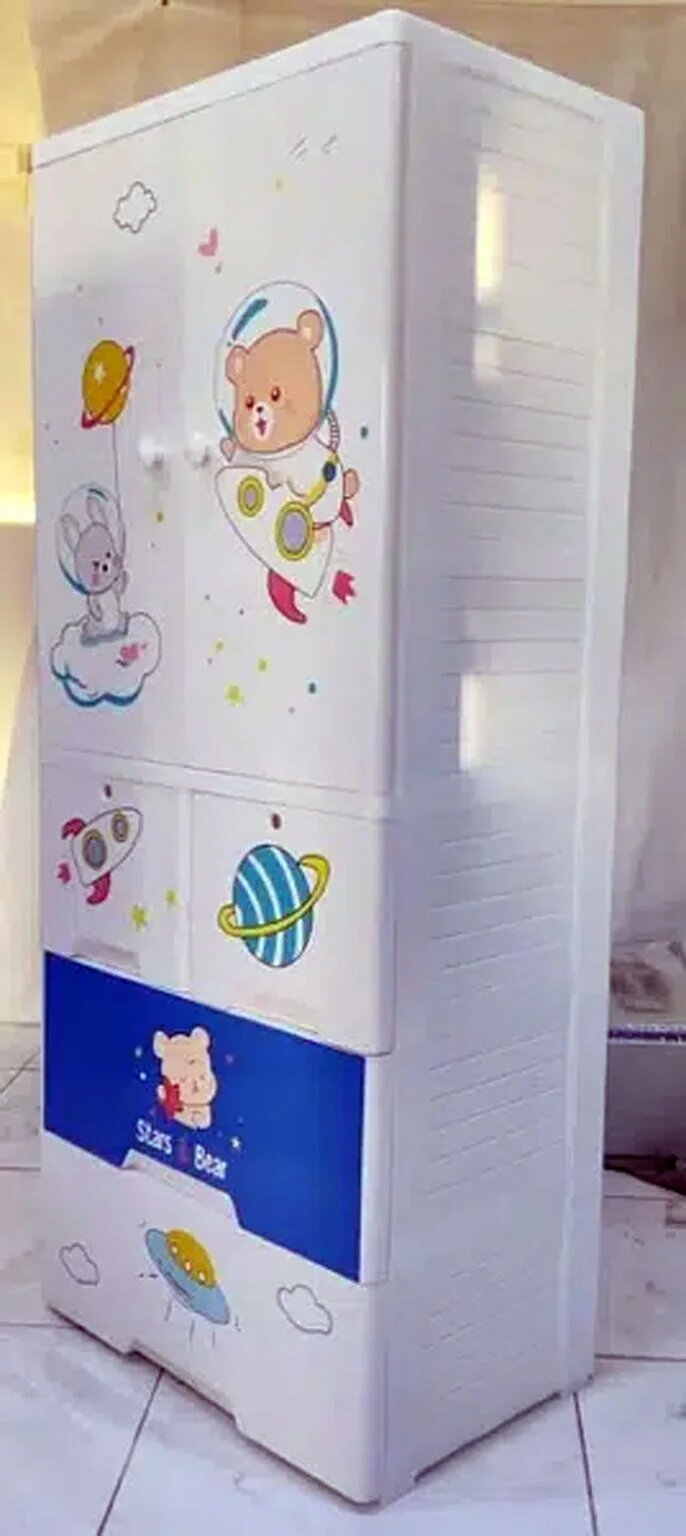 Space Theme 6 Layers Wardrobe