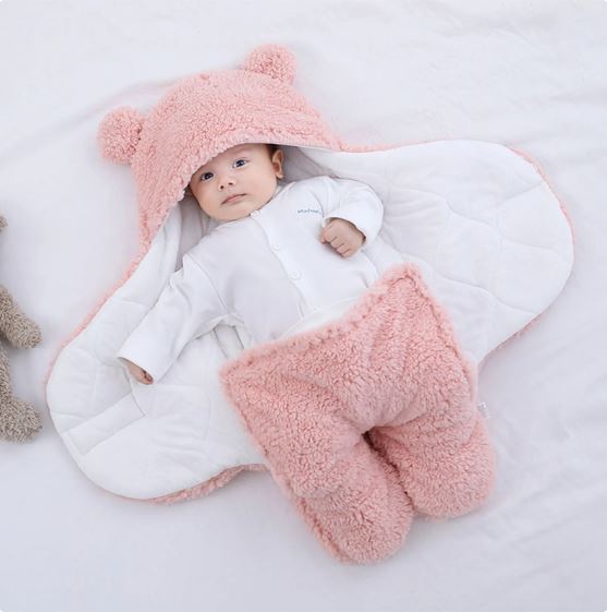 SHT351-Baby Romper Blanket Wrap (0-6M)
