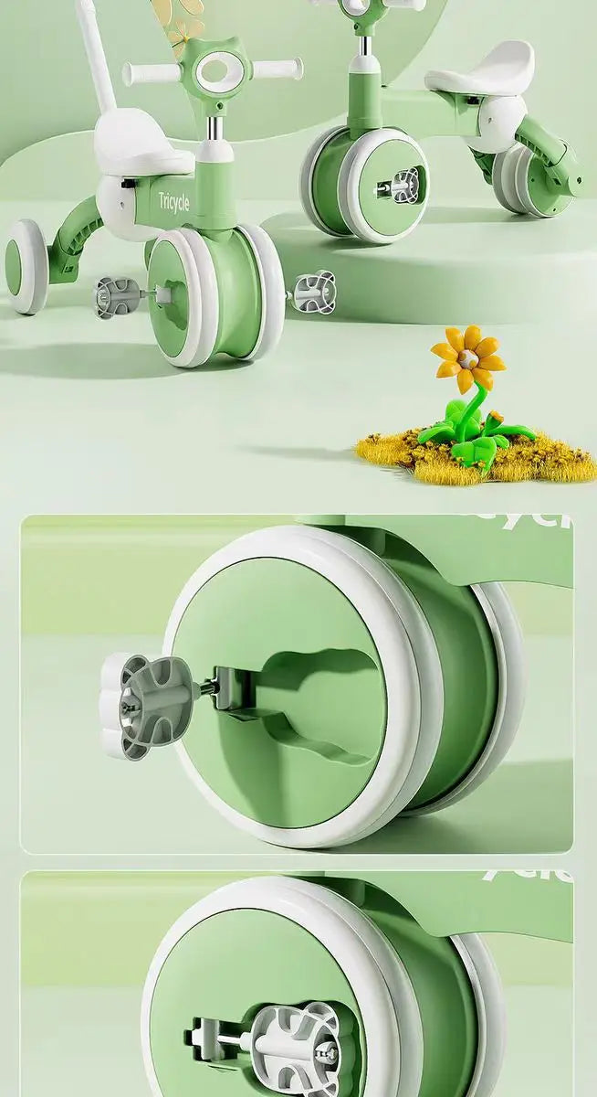 Push Tricycle with Handle for Toddlers