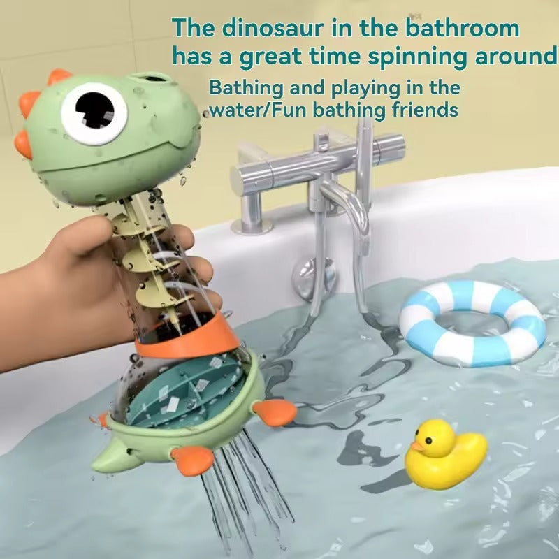 Children's Bath Water Spray Dinosaur Rotating Shower Head-Q06Y
