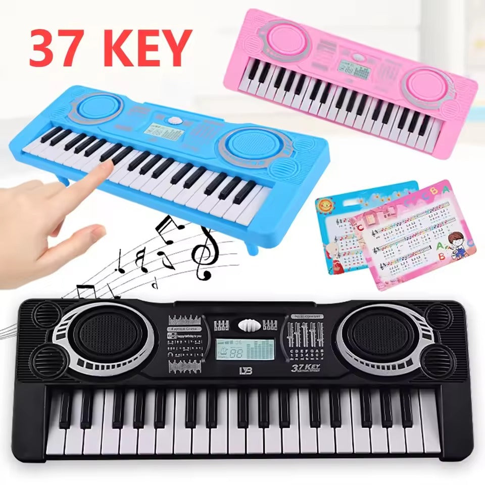 Portable 37 Keys Electronic Piano Musical Instrument Kids Toy-L8861