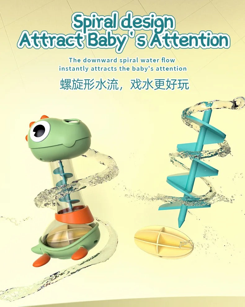 Children's Bath Water Spray Dinosaur Rotating Shower Head-Q06Y