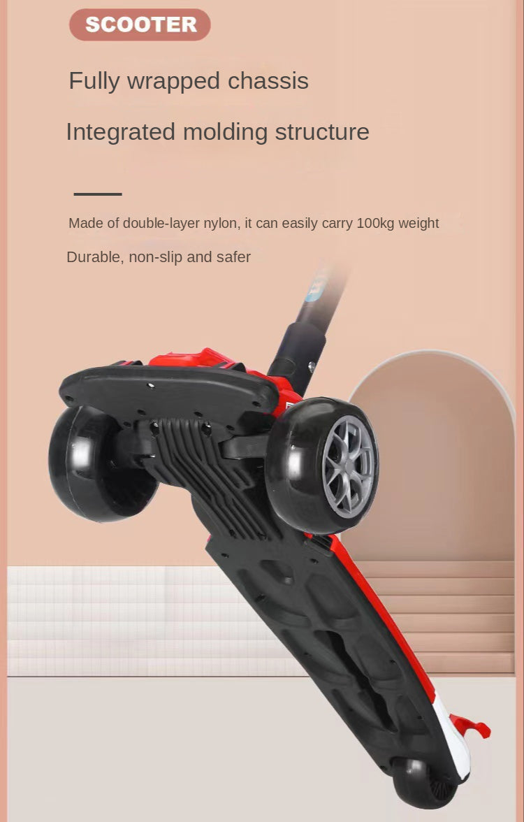 Formula-1 3 Wheel Scooty For Kids-BZ-F1