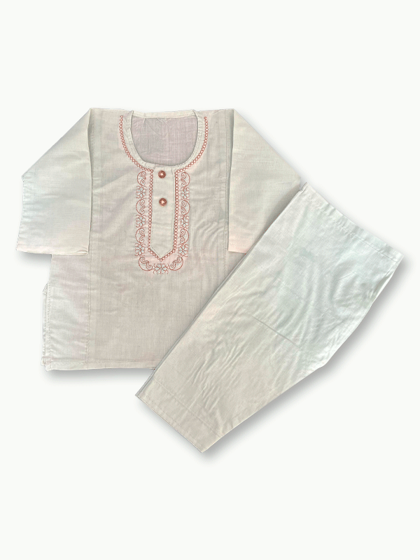 Hand Stichted Kurta Pajama (Newborn)