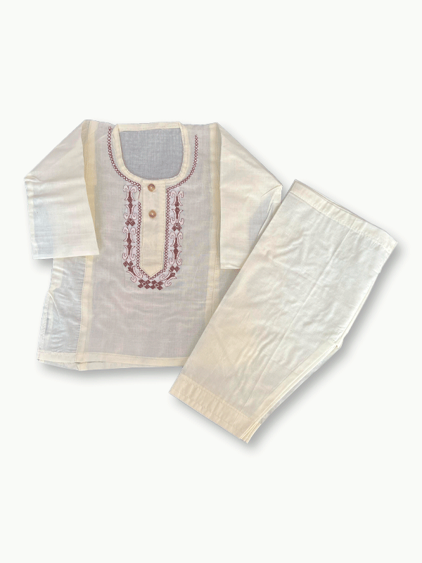 Hand Stichted Kurta Pajama (Newborn)