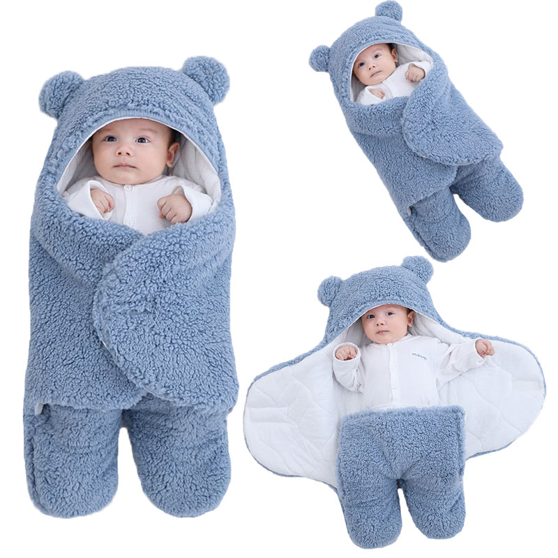 SHT351-Baby Romper Blanket Wrap (0-6M)