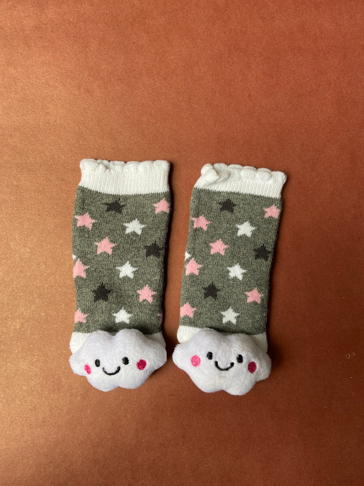 SH555-Winter Baby Socks - 0-12M