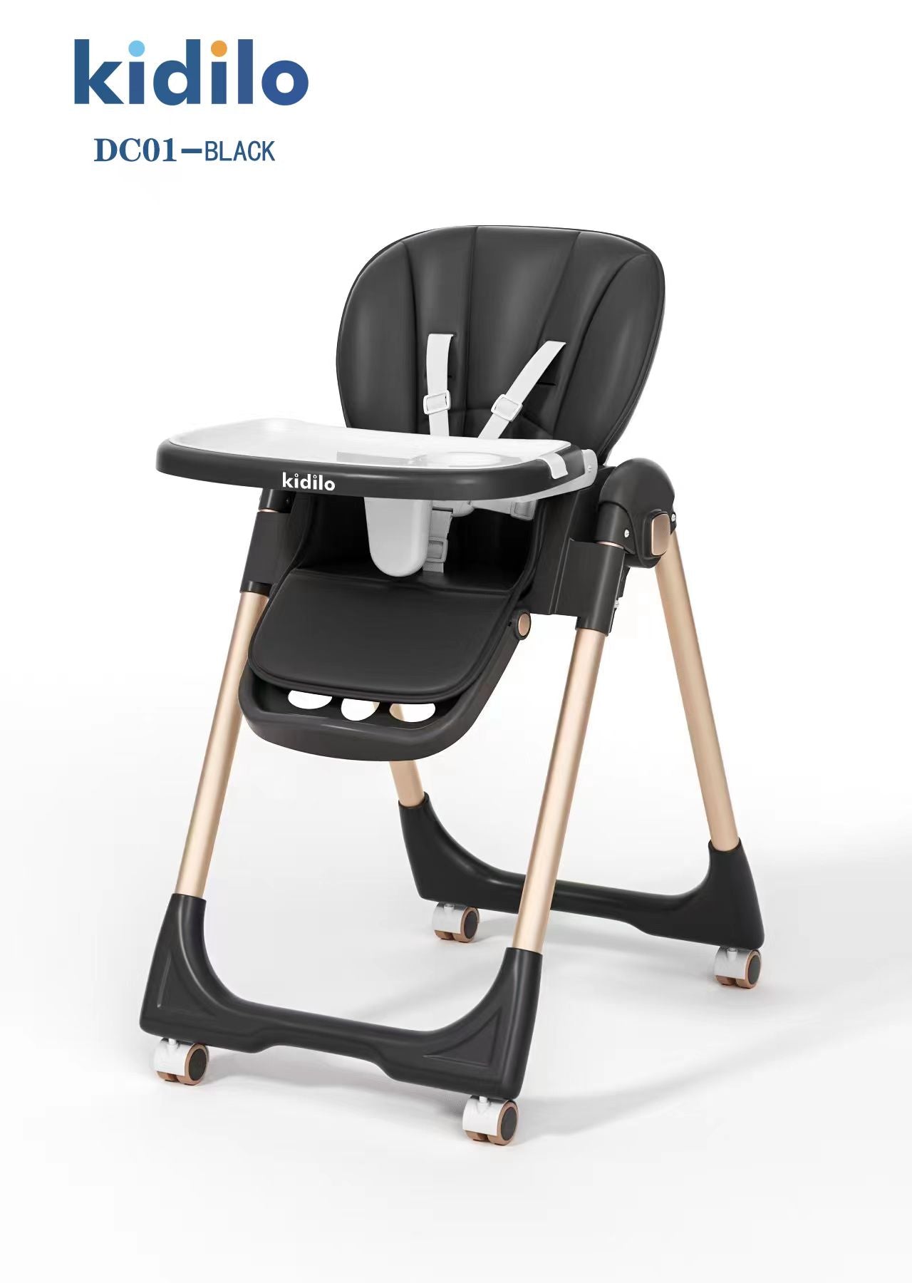 Kidilo Baby High Chair Foldable-AQ-DC01