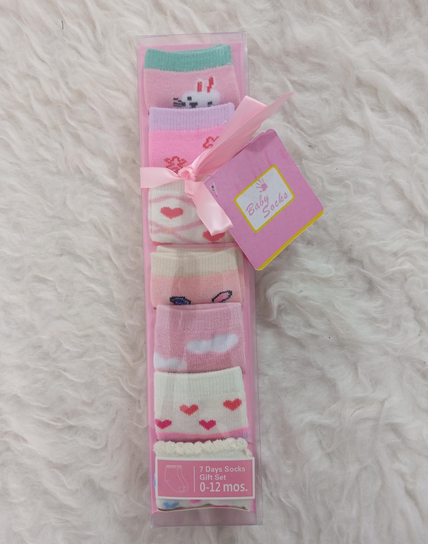 SH32-Pack of 7 Baby Socks