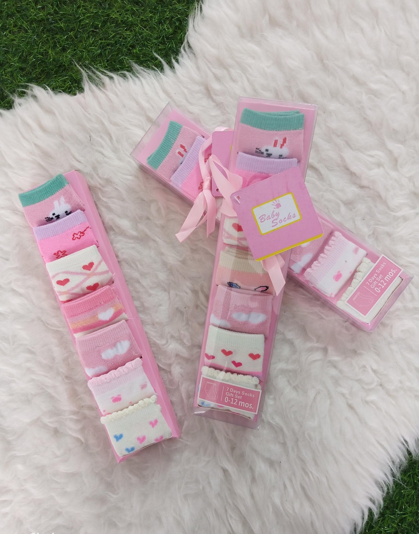SH32-Pack of 7 Baby Socks