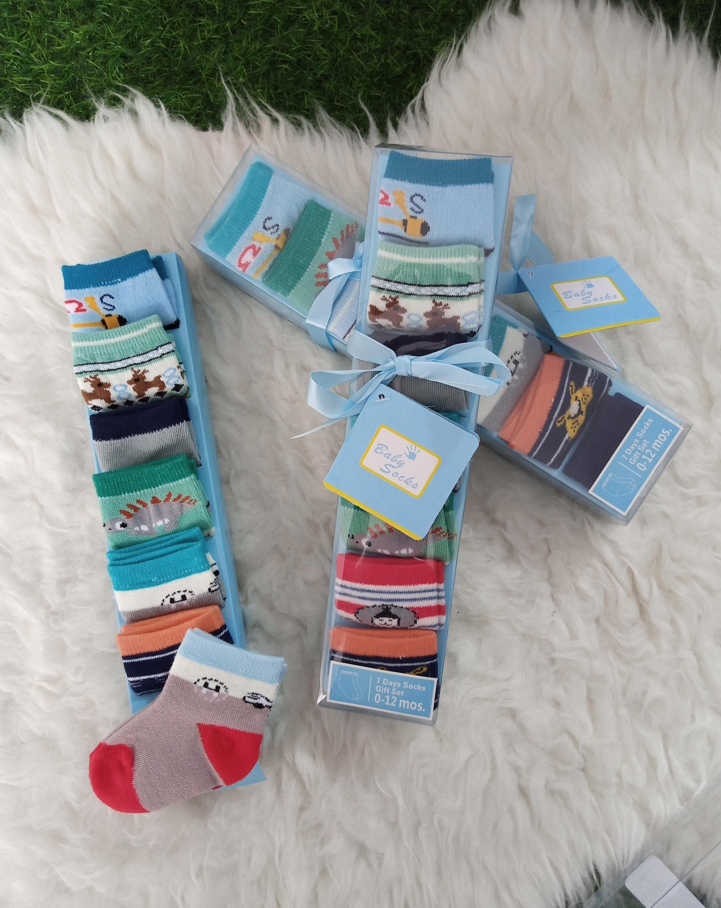 SH32-Pack of 7 Baby Socks