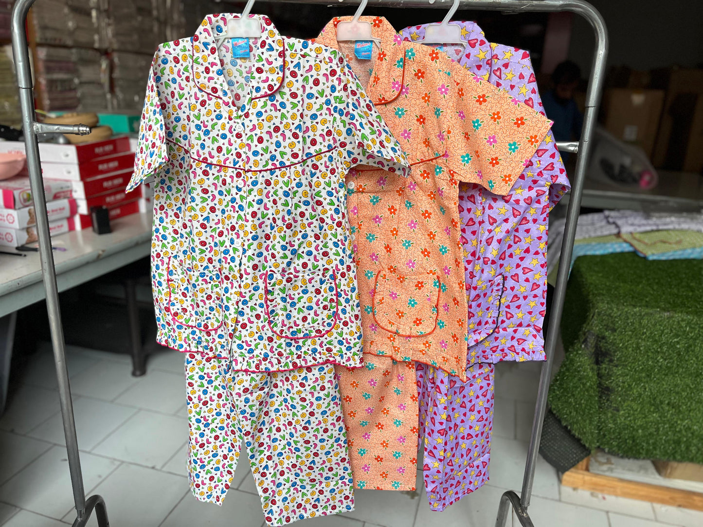 OS65-Assorted Summer Girl NightSuit (10-14 Years)