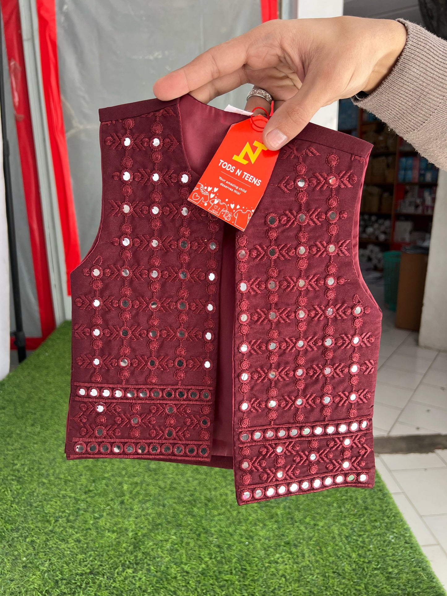 Dhoti + Kurta + Waistcoat 3 Pc 1-3 Years