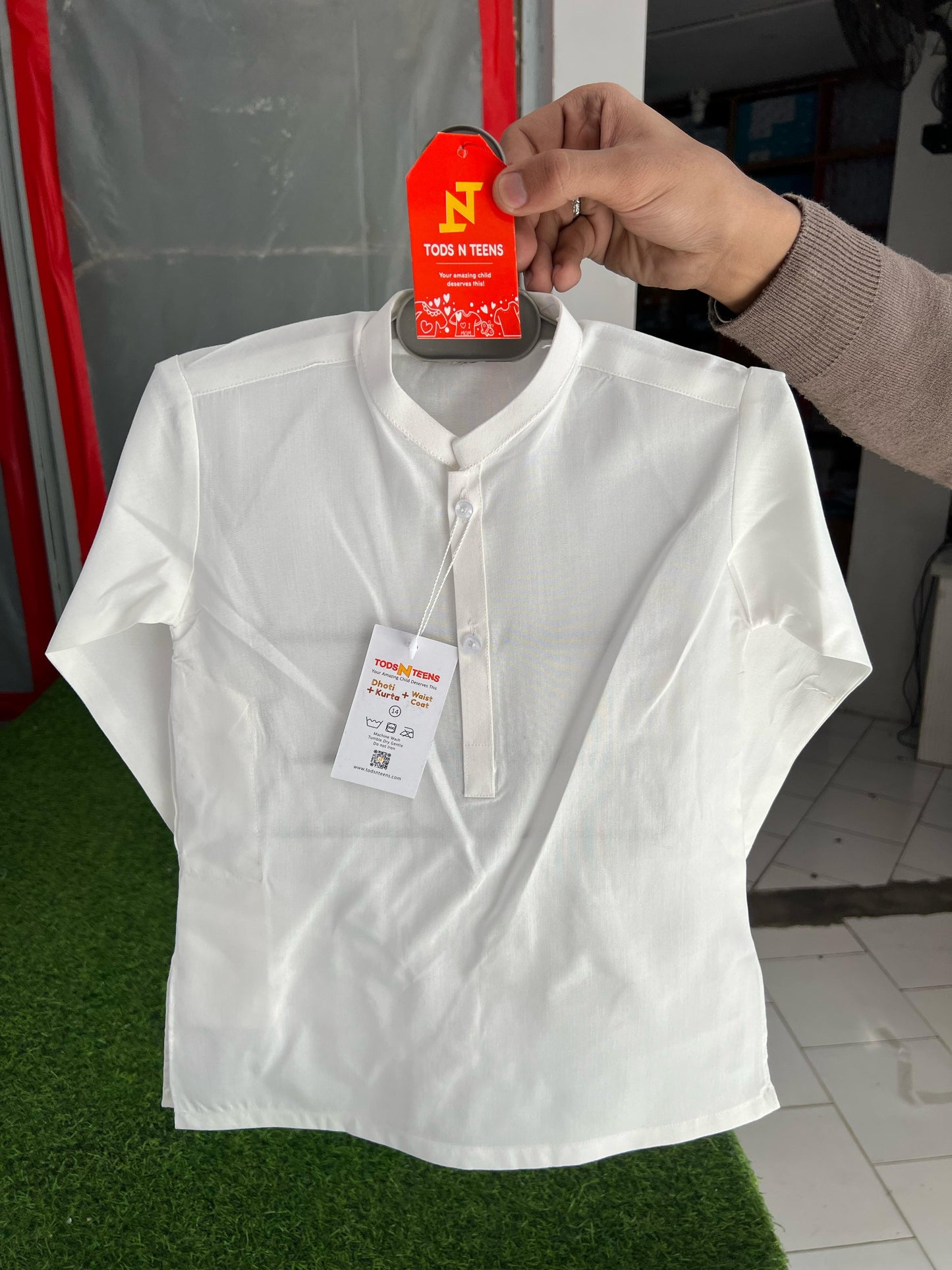 Dhoti + Kurta + Waistcoat 3 Pc 1-3 Years