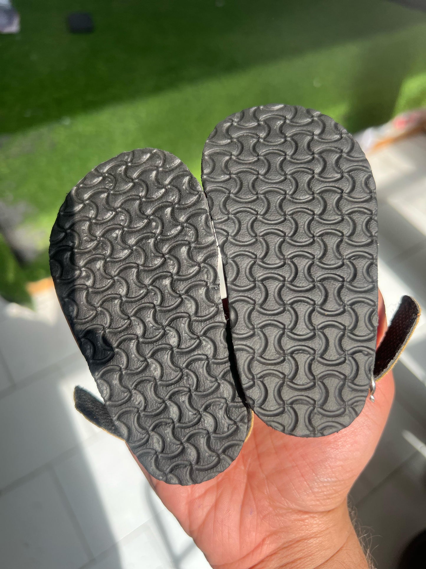 Brown Textured Peshwari Sandal (3-12M)