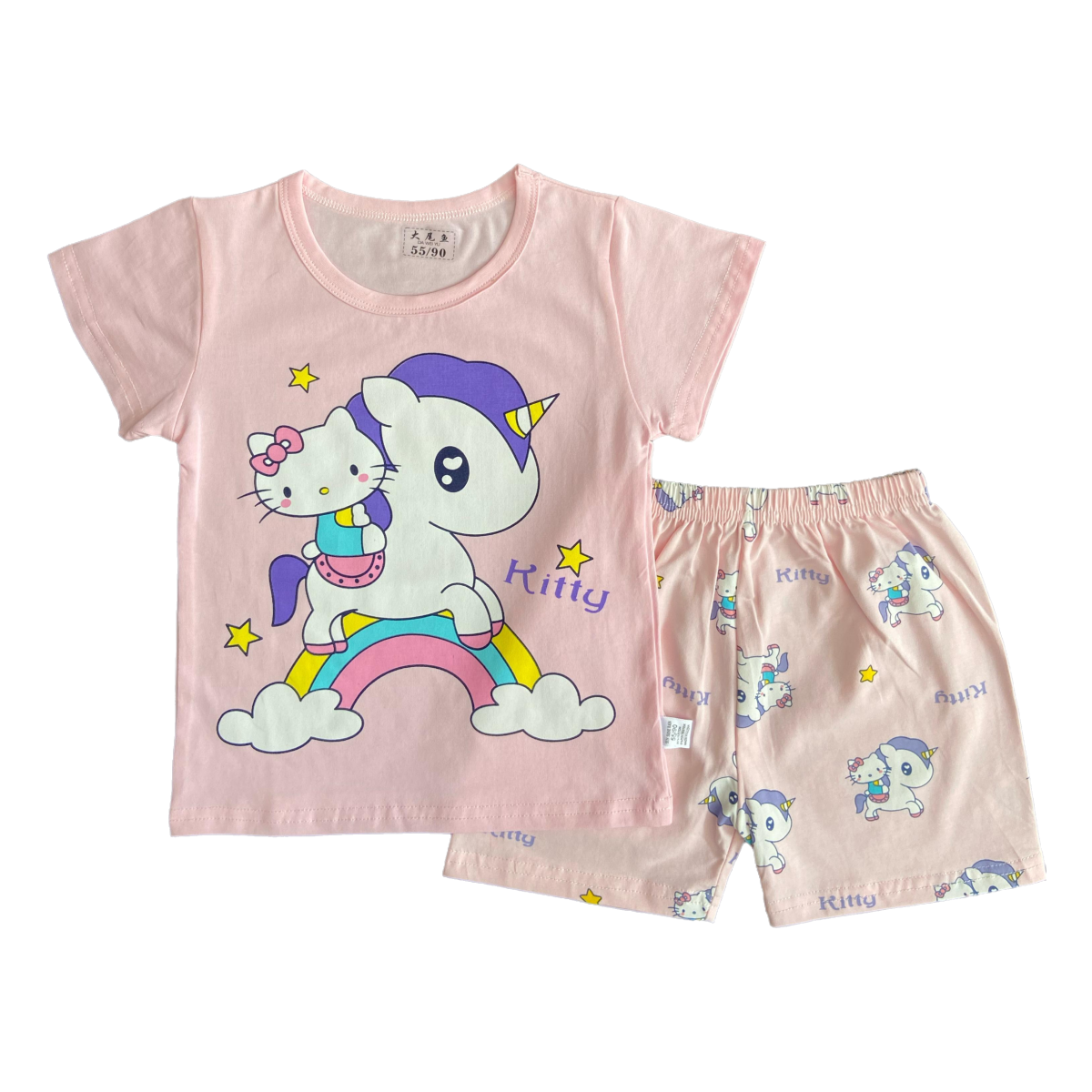 Unicorn Summer Short + Shirt Set