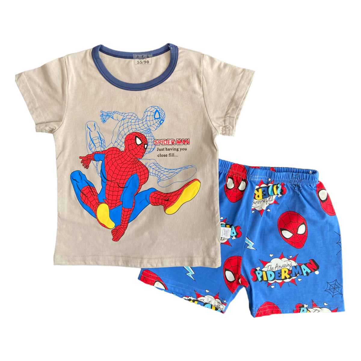 Spiderman Summer Short + Shirt Set