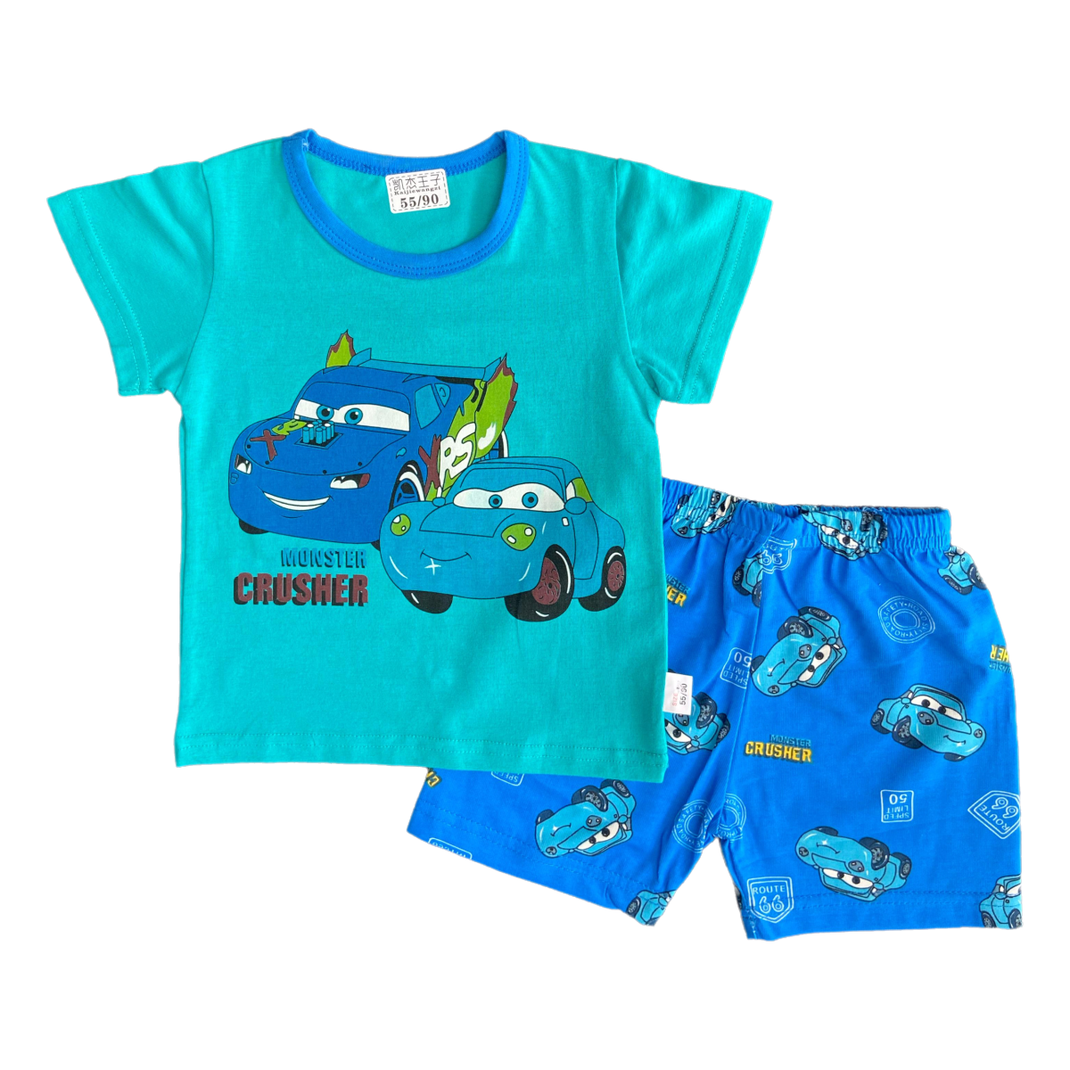 Cars Summer Short + Shirt Set