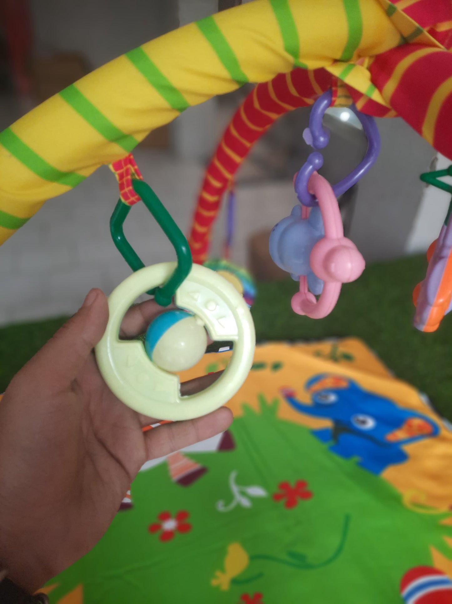 Baby Play Mat with Hanging Toys