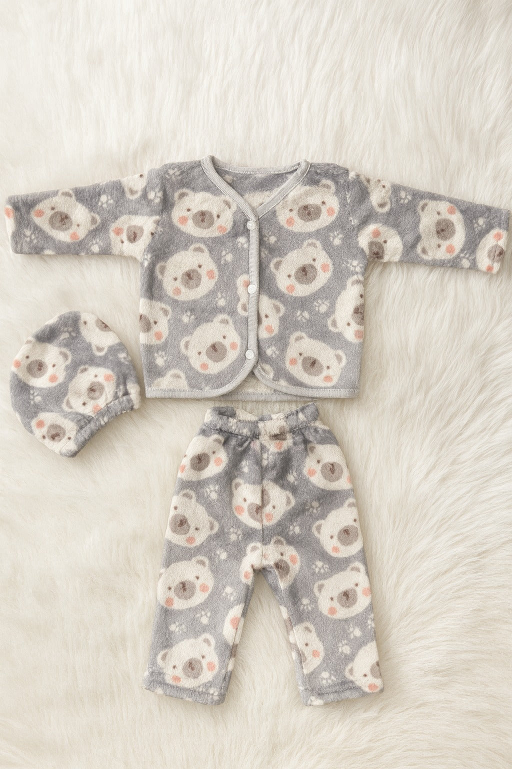 N1015-Cozy Winter Dress - (0-3M)