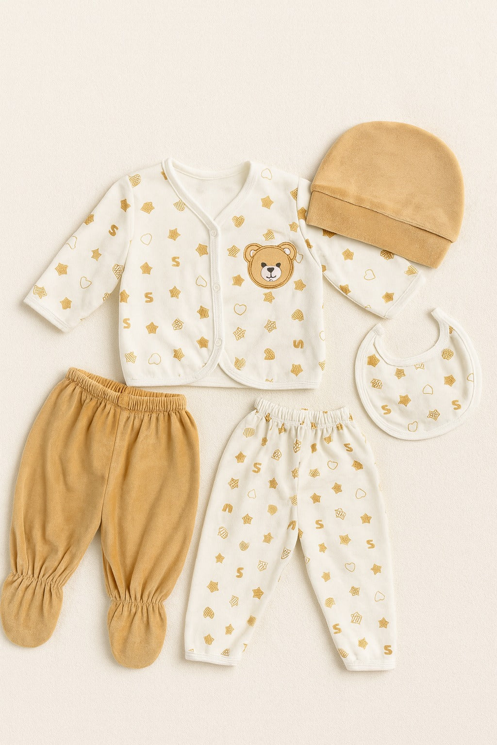 N1039-5 Pieces Winter Starter Set (0-3M)