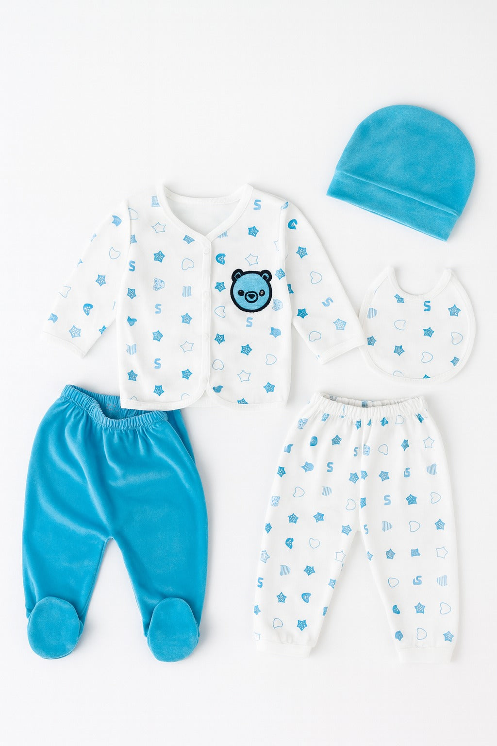 N1039-5 Pieces Winter Starter Set (0-3M)