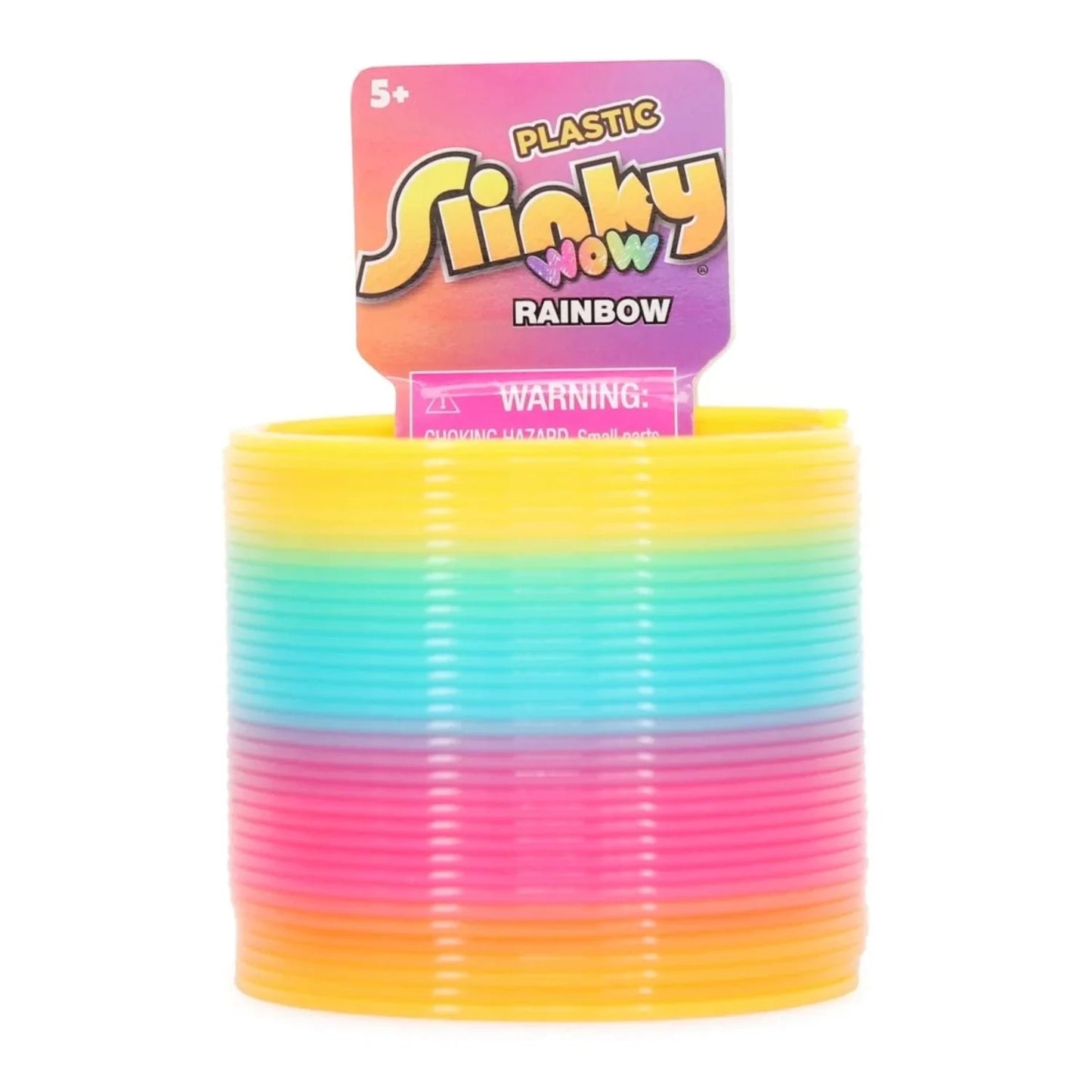 6 Pcs Magic Rainbow Slinky Springs Assorted Colors-BY807-1DW