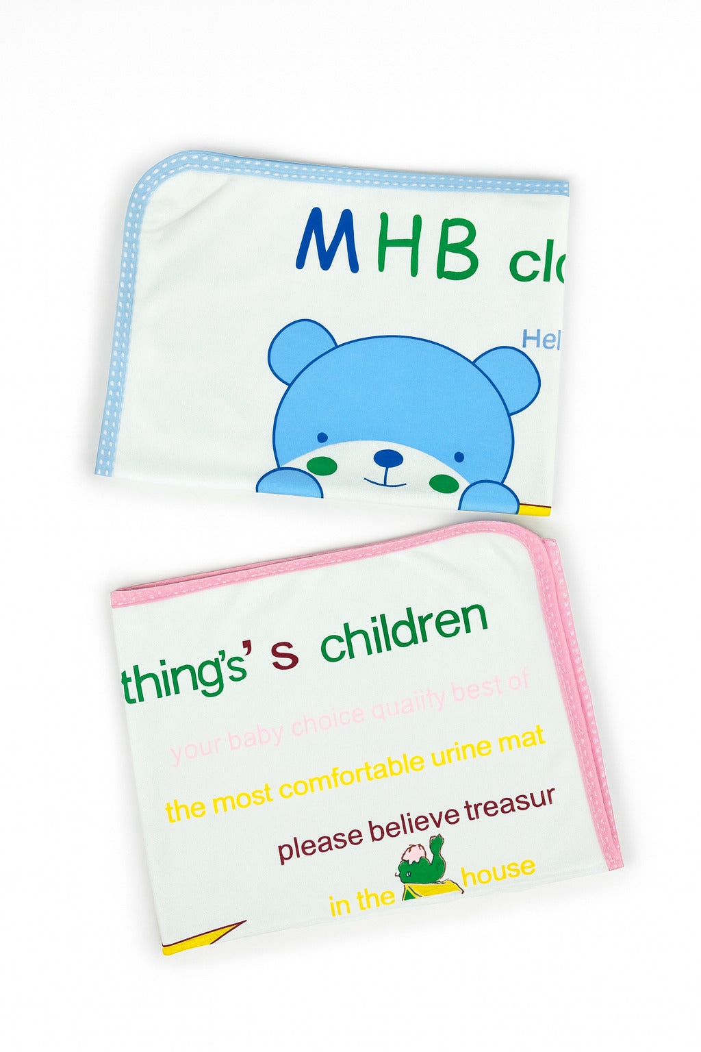 Plastic with Cotton Changing Sheet