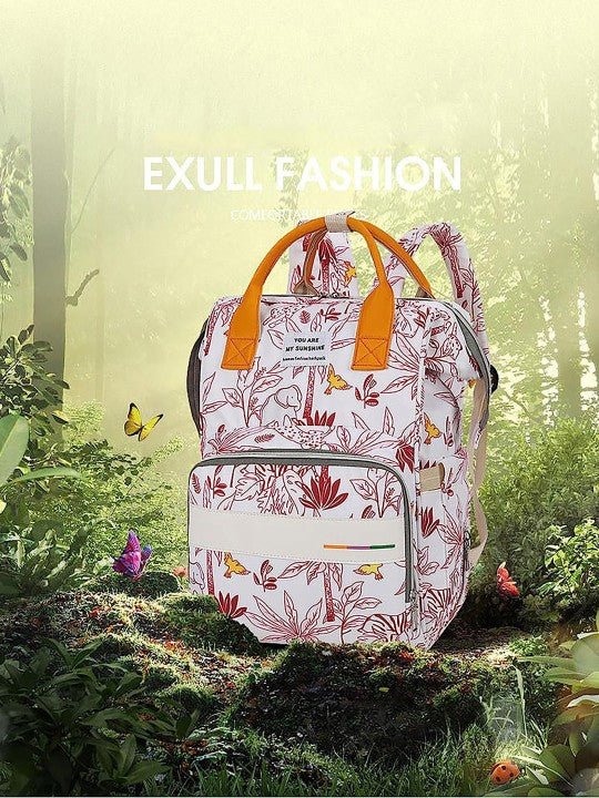 Pink Jungle Baby Diaper Bag-DB219