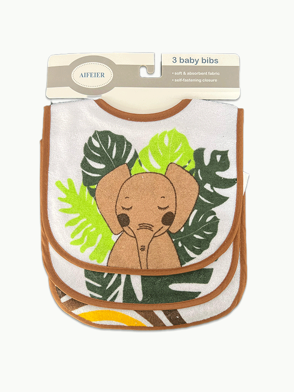 Pack of 3 Towel Bibs