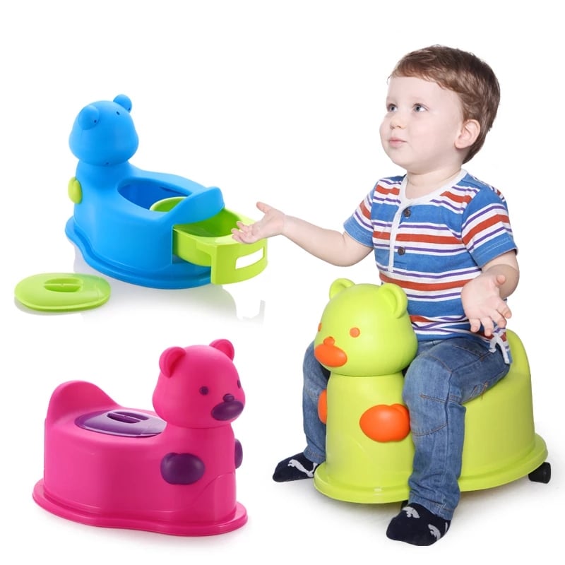 Baby Potty Seat Bear Shape Pink-BZ-P104S