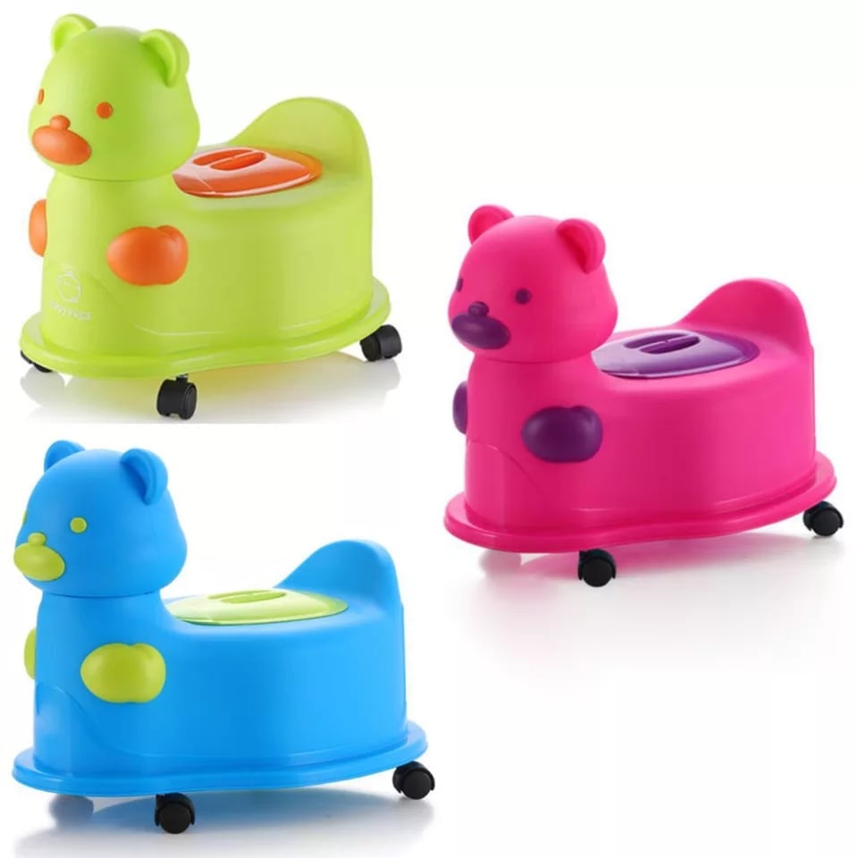 Baby Potty Seat Bear Shape Pink-BZ-P104S