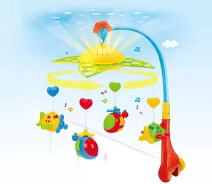 Holder rotating crib plane fairyland baby music bed bell-Cot Mobile