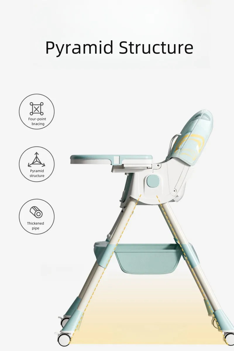 Kidilo 3-in-1 High Chair Multifunctions-BZ-8131