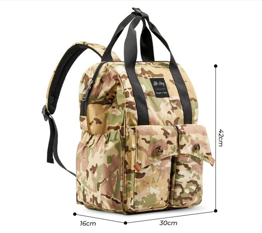 DB189-Little & Luke Bag w/ Hooks-Camouflage