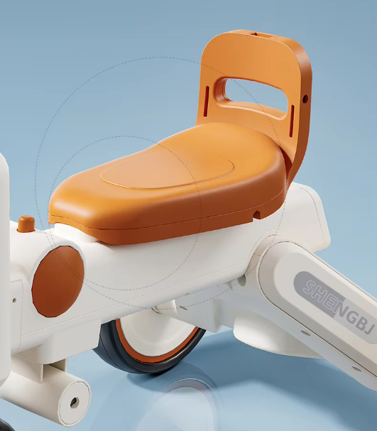 Childrens Tricycle Can Sit and Push Baby Artifact Hand Push Lightweight Folding