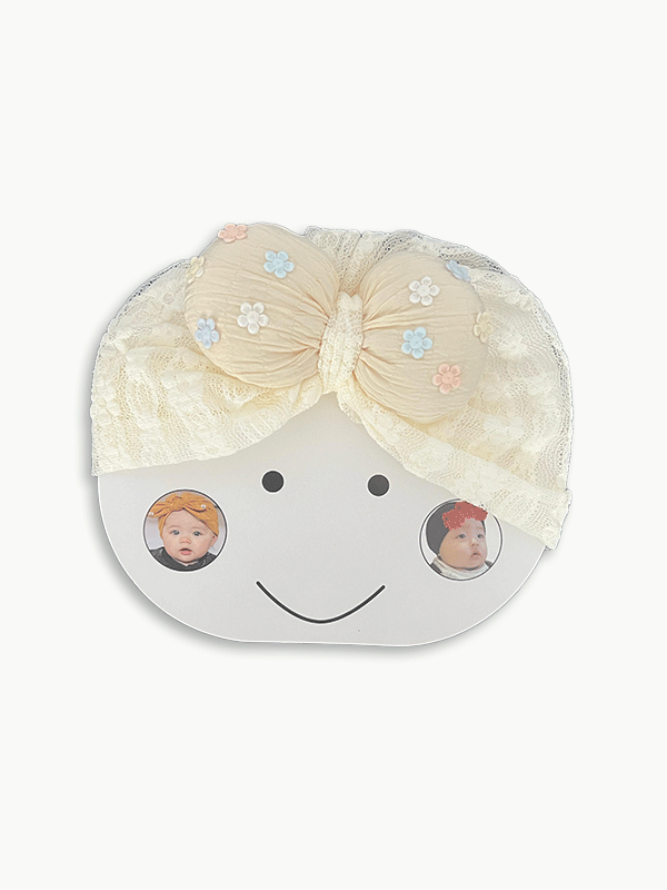Floral Bow Turban Cap