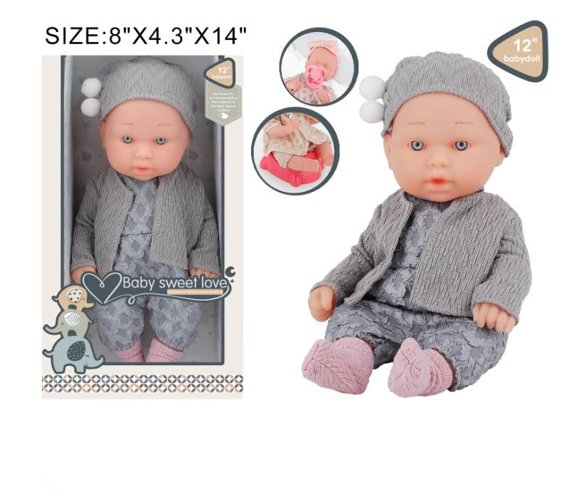12" Sweet Soft Baby Boy - S012-15B
