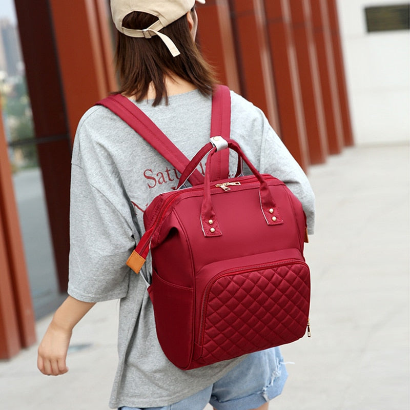 Mommy Shoulder Diaper Bag Red-DB123