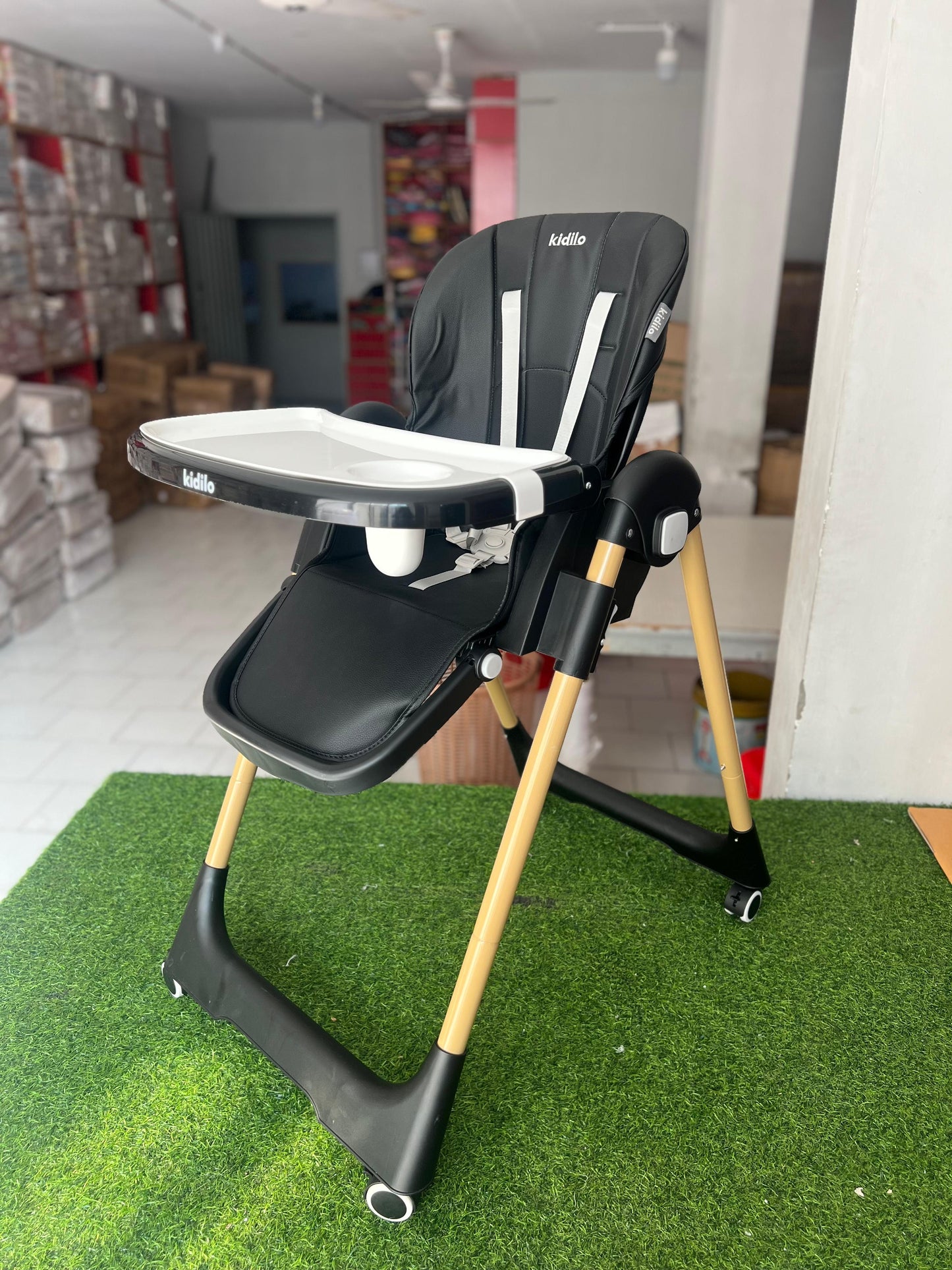 Kidilo Baby High Chair Foldable-AQ-DC01