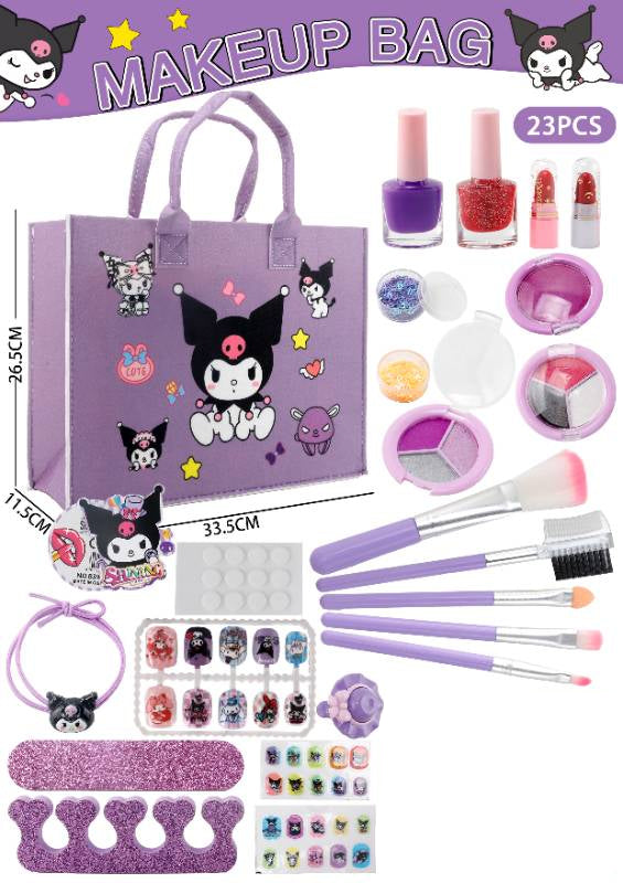 Makeup Bag - Purple -B390-1