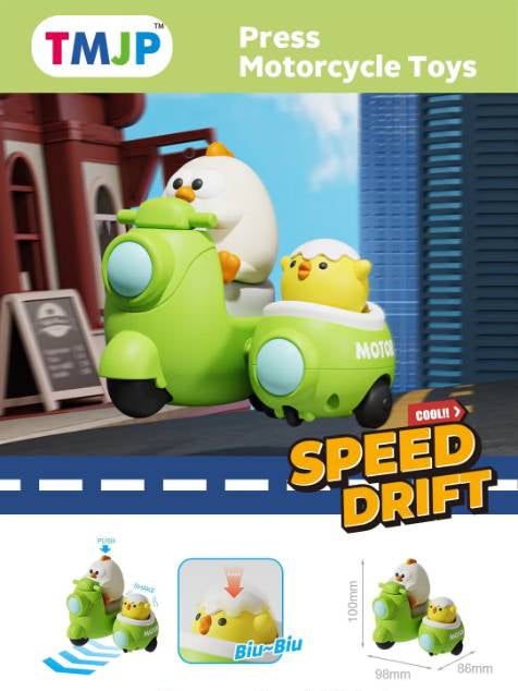 Press Power Chick MotorCycle - ZP1688-1