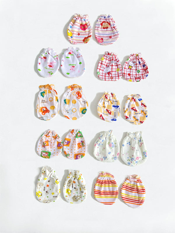 Organic Cotton Baby Mittens-Pack of 3