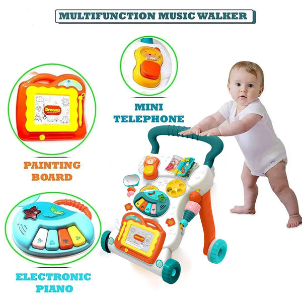 Huanger Baby Walker With Light And Music 6M+ BZ-0819