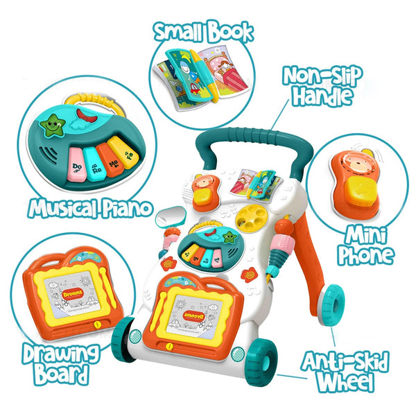 Huanger Baby Walker With Light And Music 6M+ BZ-0819