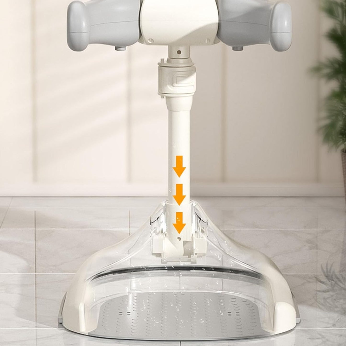 Shower Stand Bather for Baby Foldable Adjustable - Imported - BZ-6050